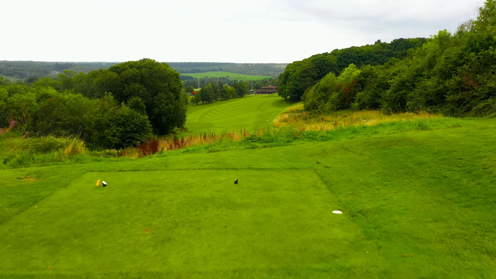 18th hole at ramsdale park showcasing a fairway at an 18 hole course in nottingham