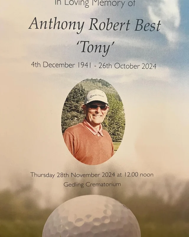 Today we said a final  goodbye to one my favourite members. Tony - you had so many Ramsdale friends come to wave you off. Lots of laughter, lots of tears and so many of your terrible jokes! I will personally miss our Tuesday morning tea dates. Your family and friends did you proud today Mr Best. Theresa x